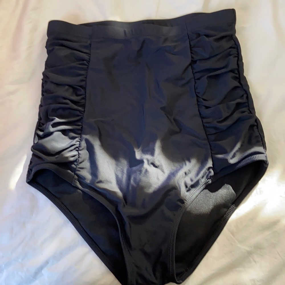 Coral reef high waisted swim bottoms